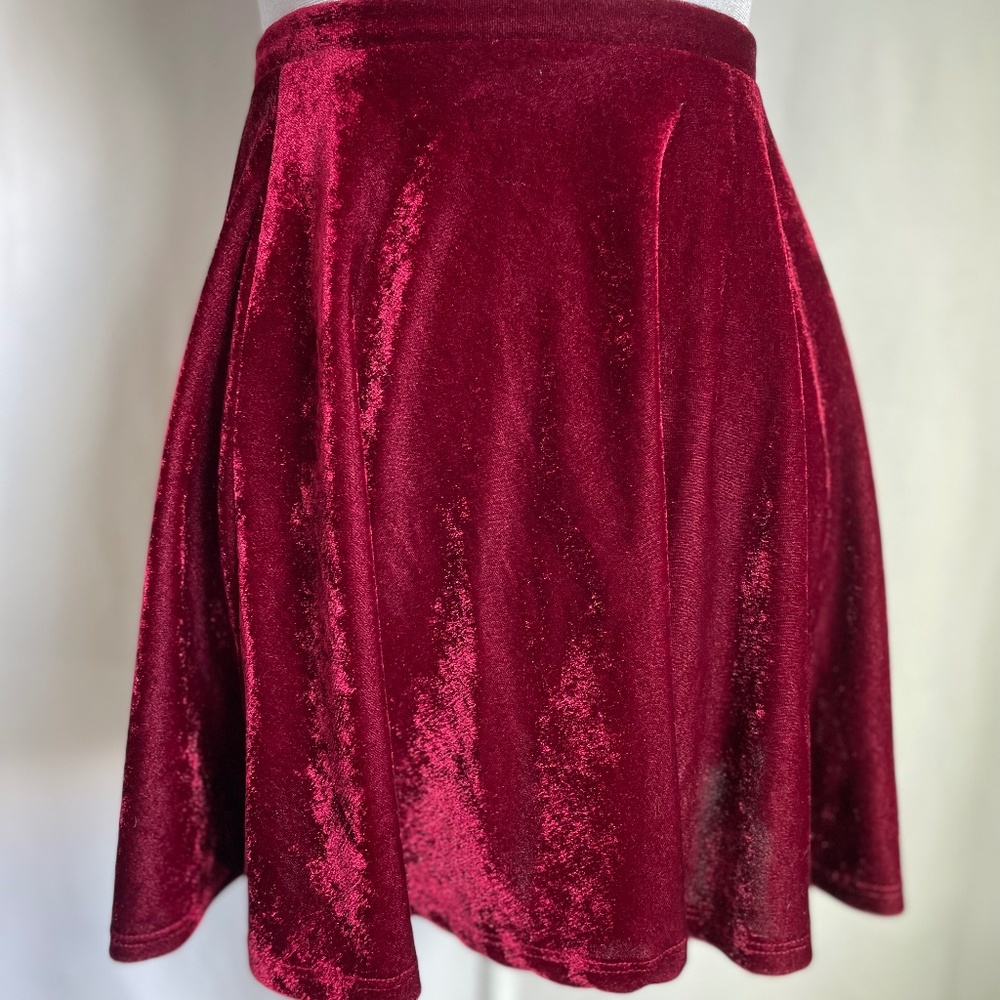 Milky Way USA Velvet Skirt